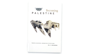 Book cover with a stylized image of photographs on a wall, seen through peeling paint.