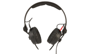 A pair of over-ear headphones