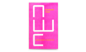 Artists' book cover with stylized letters 'NWC', on a pink background.