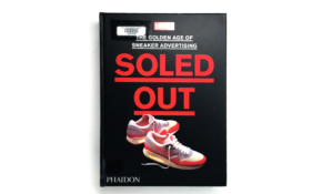 Book cover with an illustration of running shoes below the title.