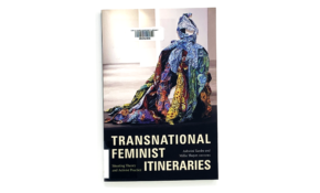 Book cover featuring a photograph of a textile art piece