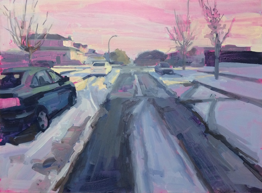 Gillian Richards Pink Winter