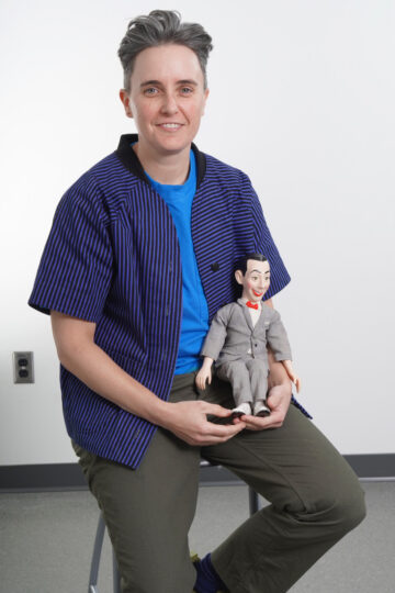 Cait and Pee wee Doll