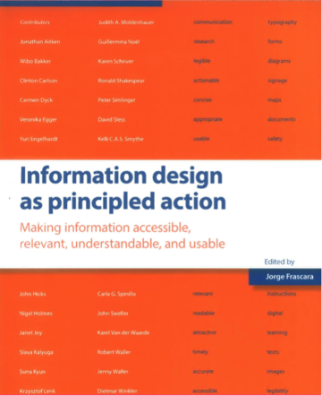 Information design as principled action
