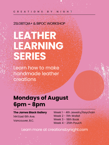 Leather Workshop Poster