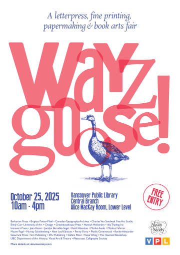 Wayzgoose Print Poster