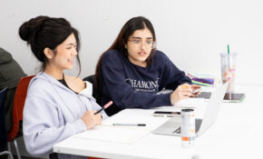 students in the computer lab
