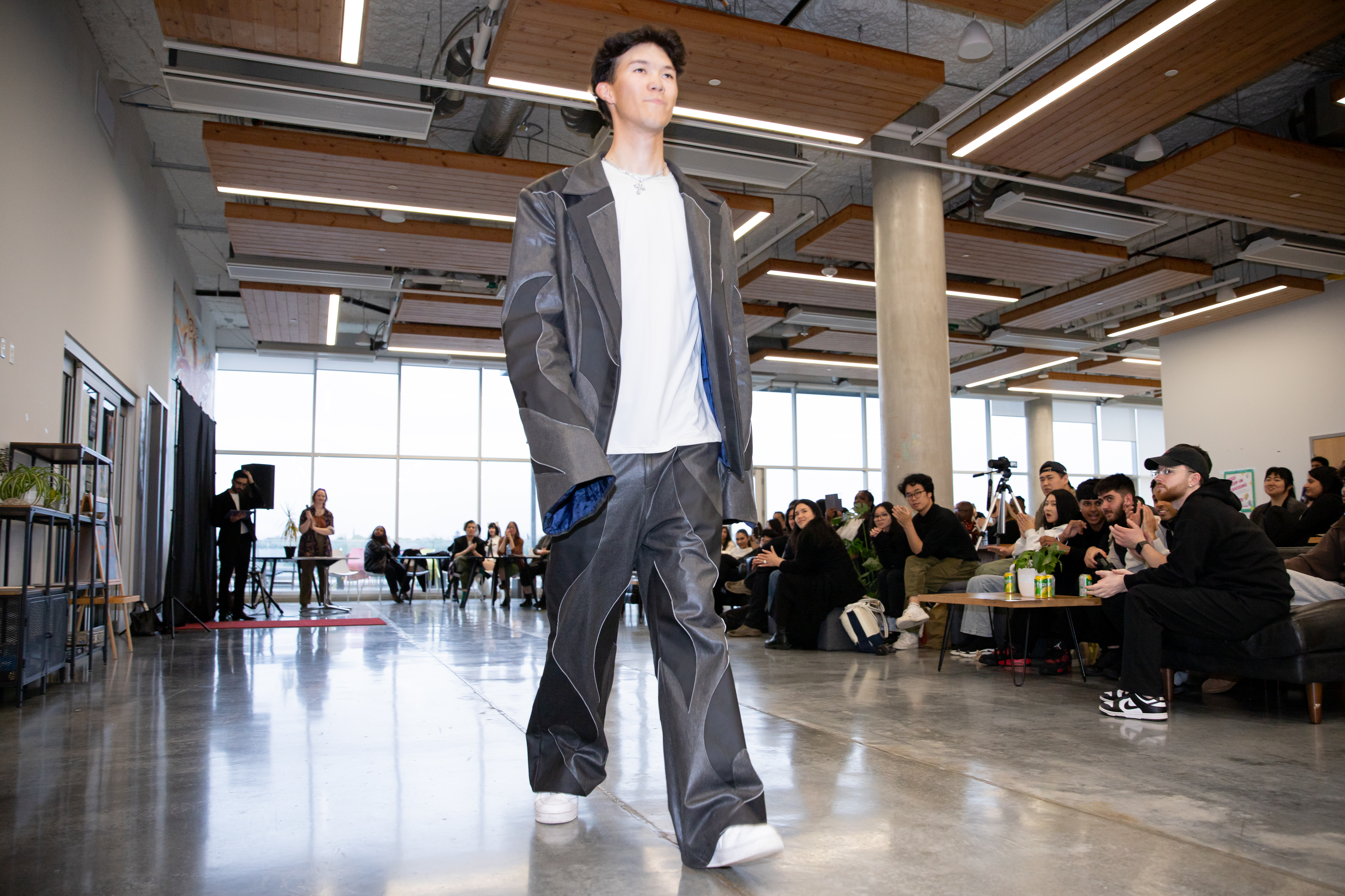 Garment by Yulong Chen. (Photo by Perrin Grauer)