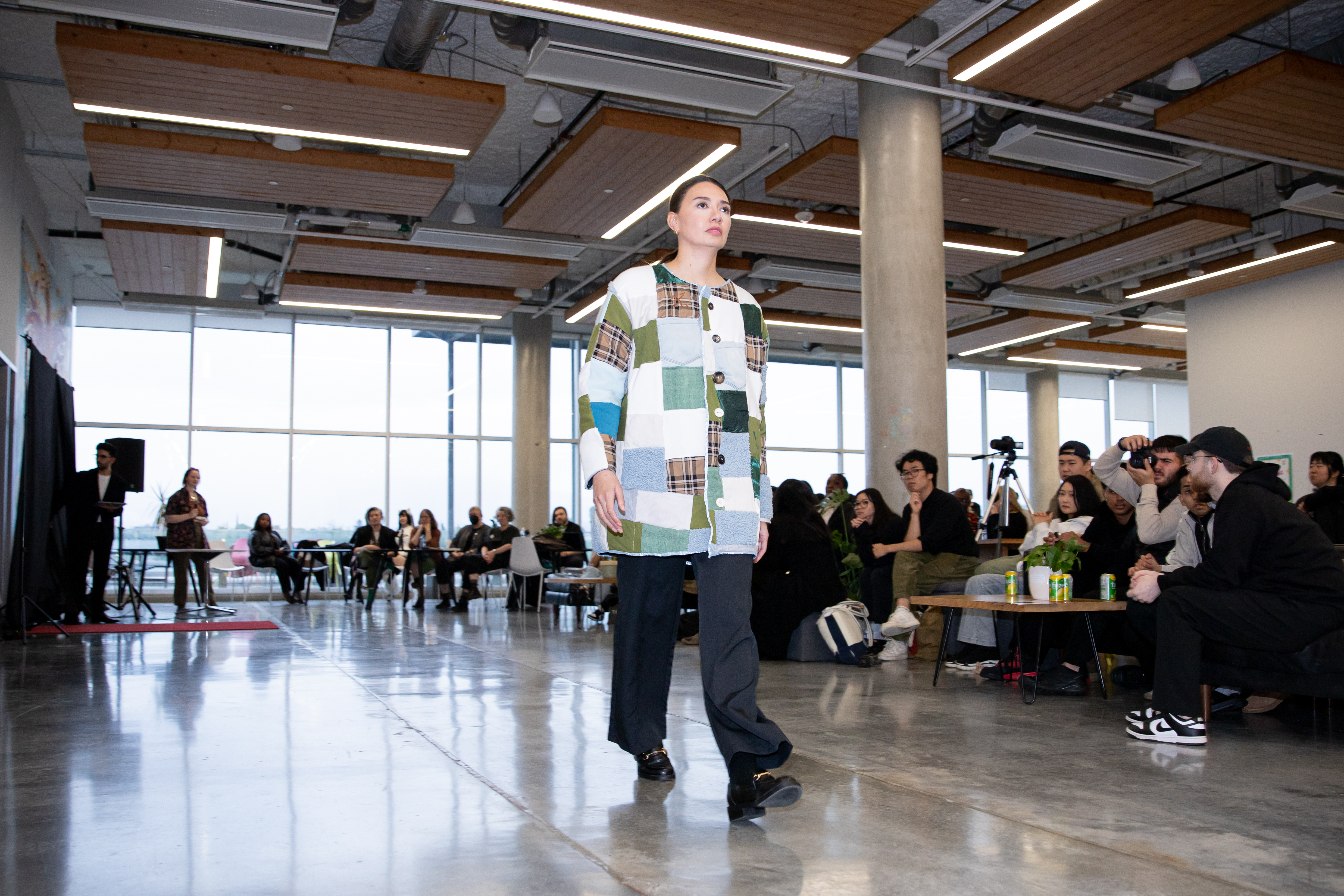 Garment by Emma Rodgers. (Photo by Perrin Grauer)