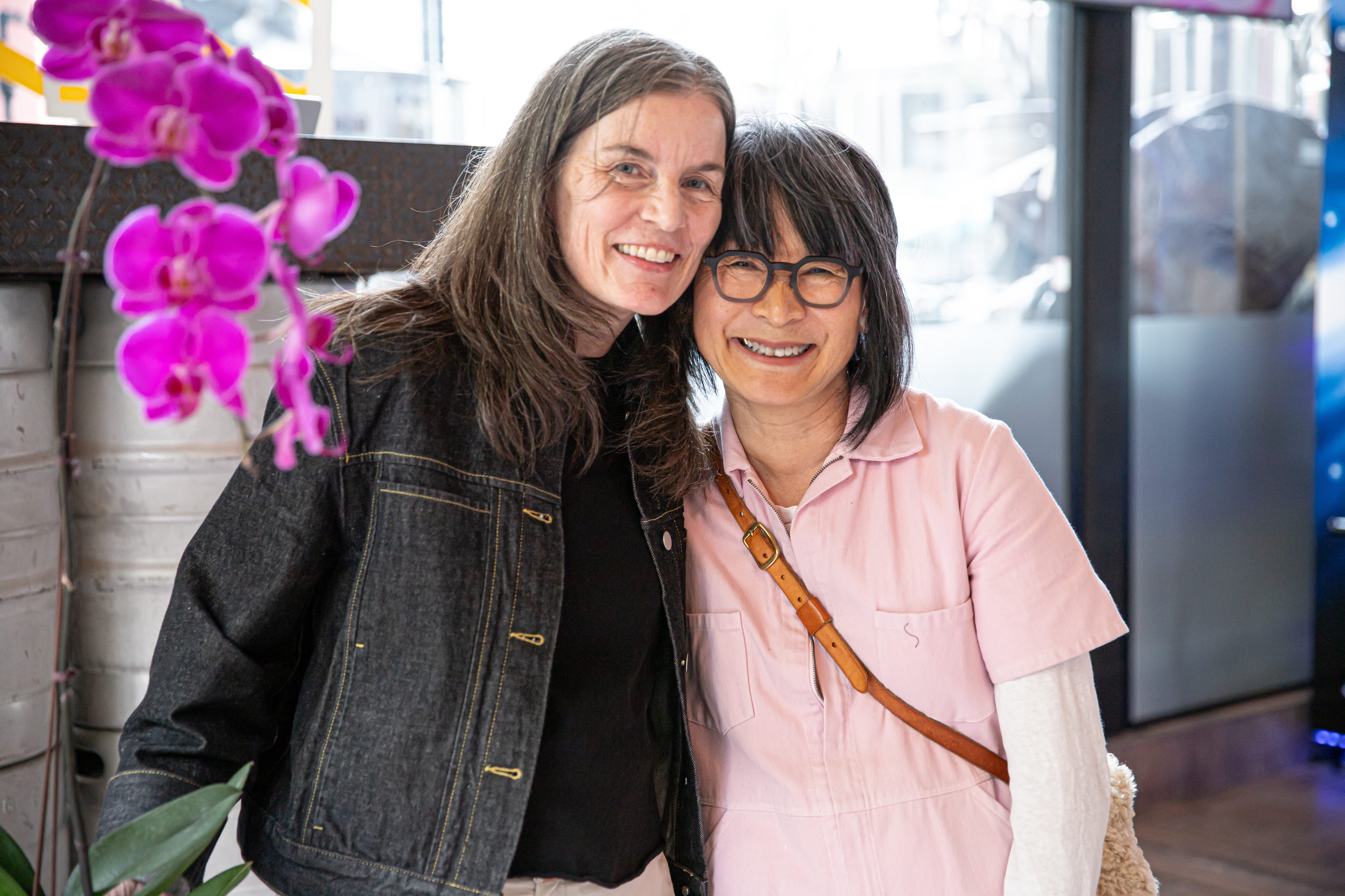 Trish Kelly and Amy Kheong. (Photo by Perrin Grauer)