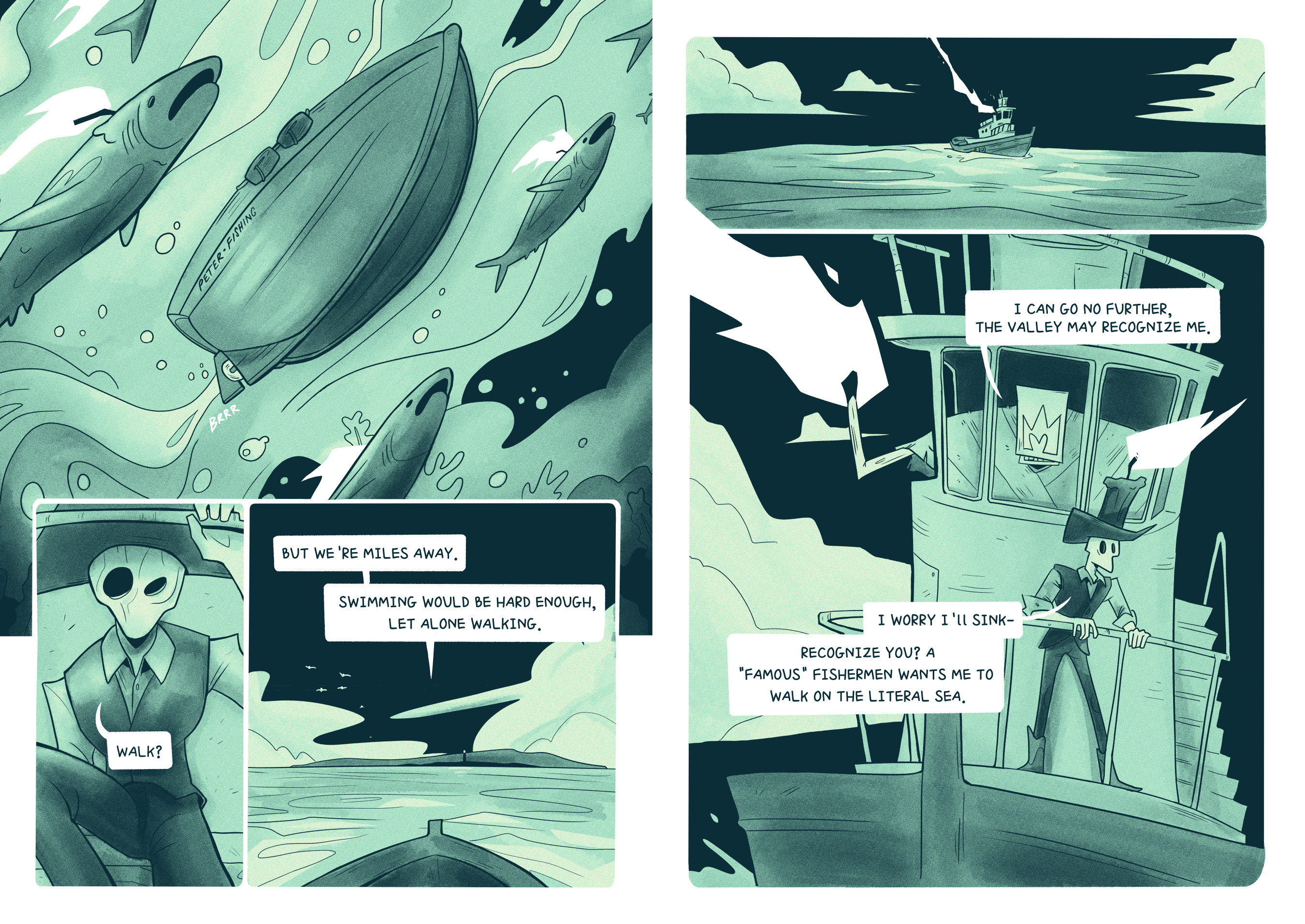 From Mason de Vin's 'Shepherd,' 2025. Digital illustration. (Image courtesy Mason de Vin)