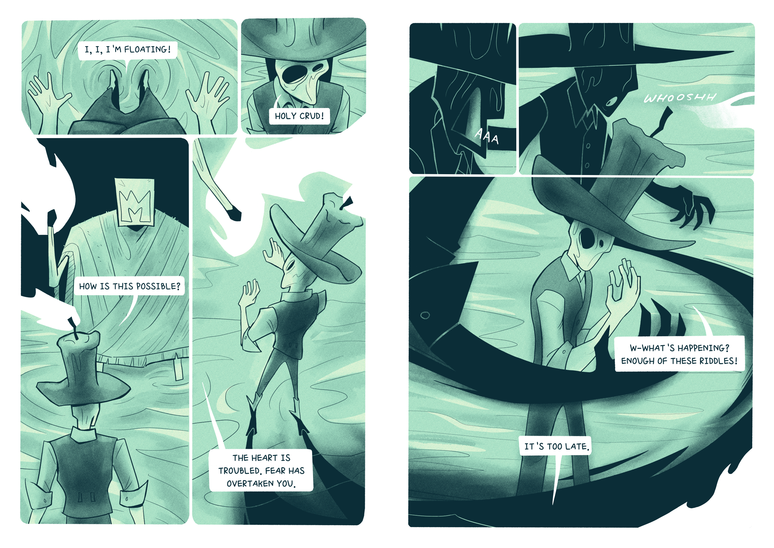From Mason de Vin's 'Shepherd,' 2025. Digital illustration. (Image courtesy Mason de Vin)