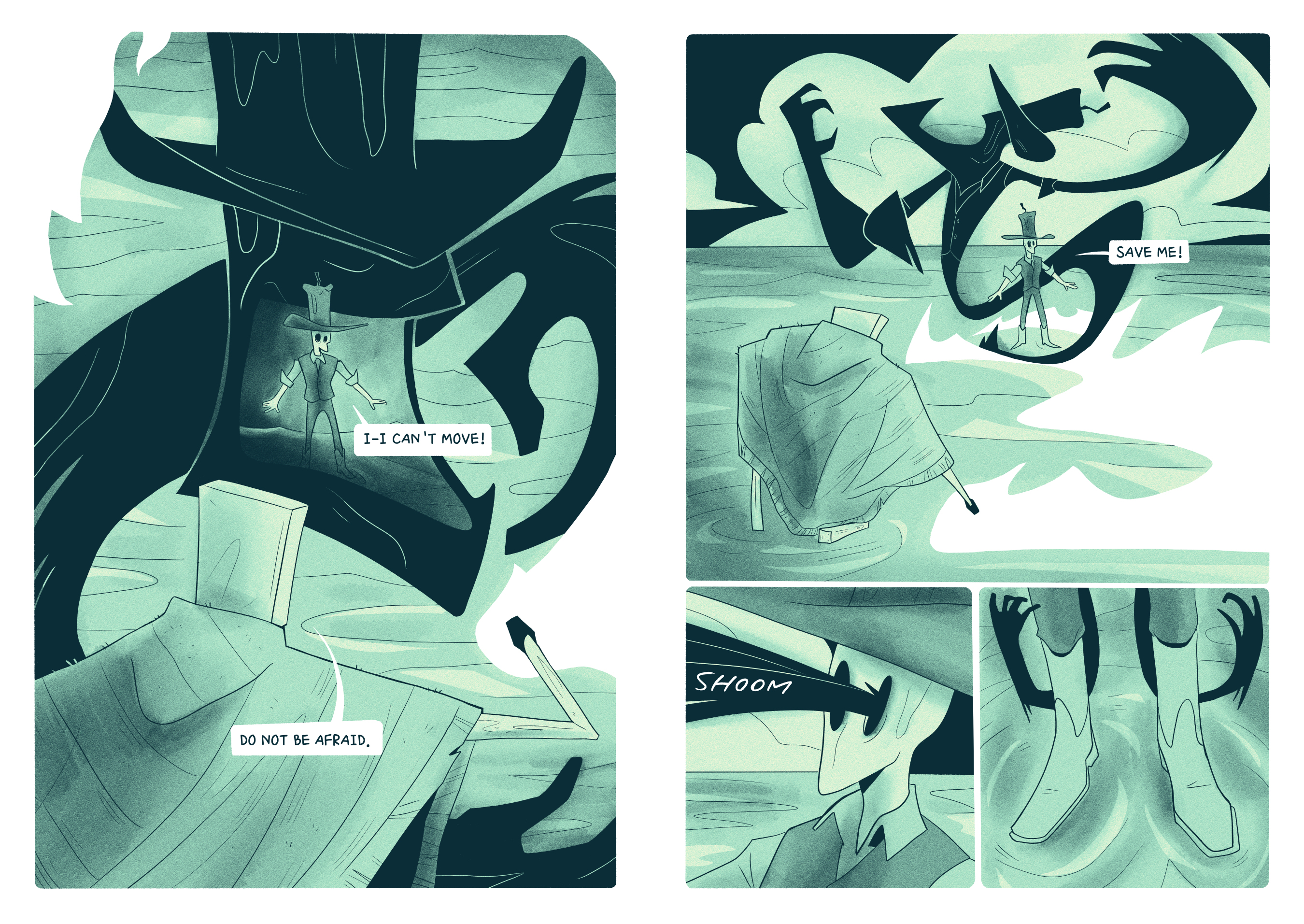 From Mason de Vin's 'Shepherd,' 2025. Digital illustration. (Image courtesy Mason de Vin)