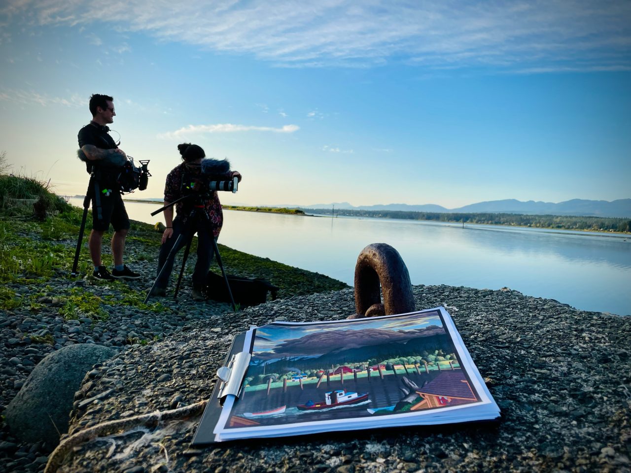 EJH Crew filming in Courtenay BC