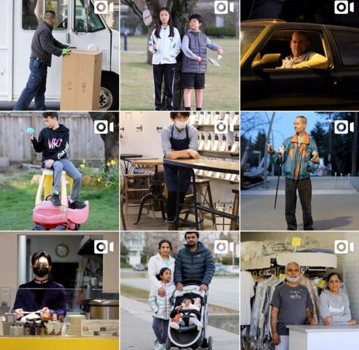 Social Distancing Portrait Grid