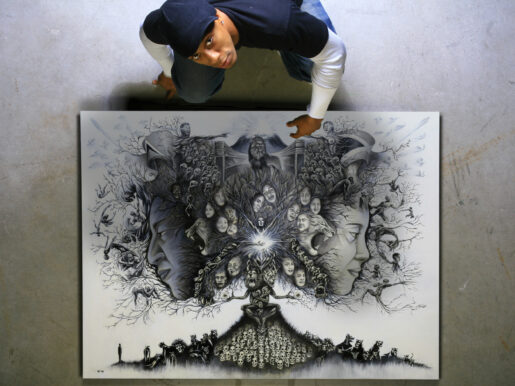 Untitled painting photo by Graham Vickers