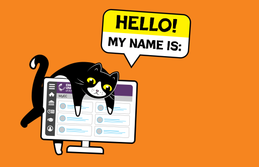 Chosen name 2025 cat illustration