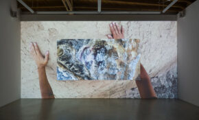 An installation view of Christine Howard Sandoval's 'Niniwas – to belong here'