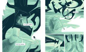 From Mason de Vin's 'Shepherd,' 2025. Digital illustration. (Image courtesy Mason de Vin)