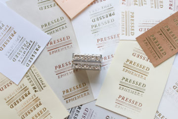 Pressed Ephemera Metal Stamp